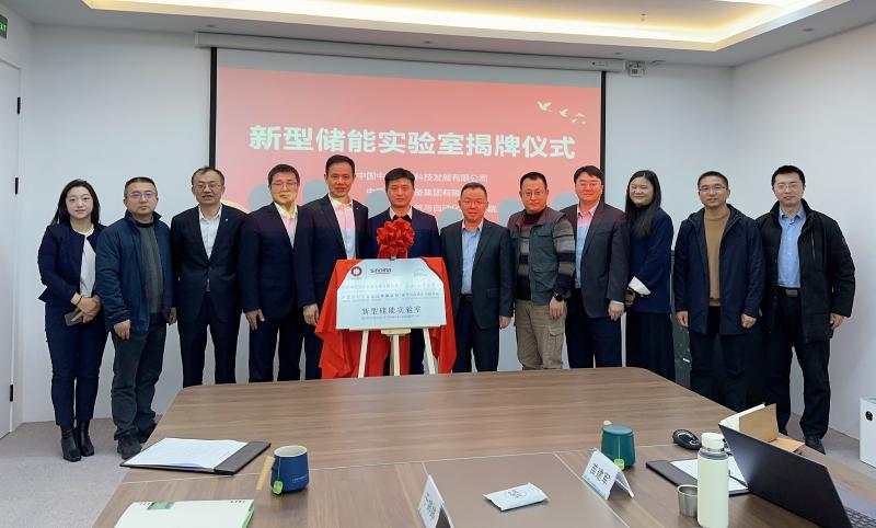 裝備集團(tuán)與中材海外、合肥工業(yè)大學(xué)共建新型儲(chǔ)能實(shí)驗(yàn)室在滬揭牌
